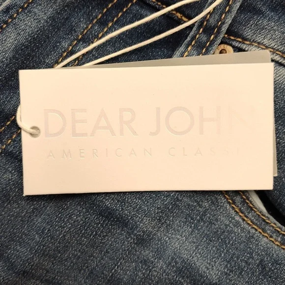 Dear John American Classic Women's Size 28th Medium Wash Denim Blue Jeans - Picture 8 of 12